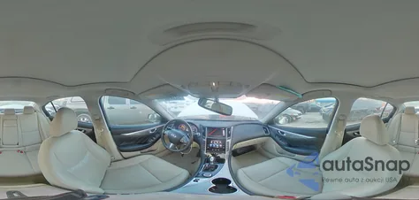 2016 Infiniti Q50 Base z USA, uszkodzony, nr VIN JN1CV7AR9GM251139